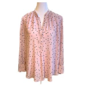 Ann Taylor Pink Tunic Blouse
